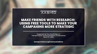 Make Friends with Research: Using Free Tools to Make Your Campaigns More Strategic