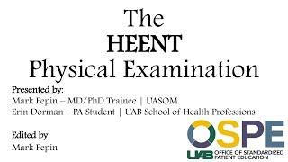 The HEENT Physical Examination