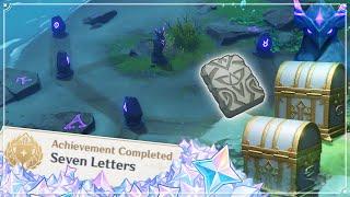 ALL Stone Slates Locations (2x LUXURIOUS CHESTS) Genshin Impact Tsurumi Island Ishine Script Puzzles