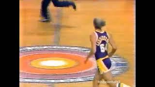 Mark Landsberger Fadeaway Jump Shot and Chick Hearn Can't Believe It