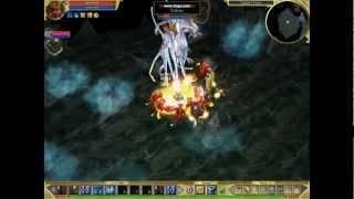 Titan Quest IT 75 LvL Harbinger 3x boss run with items[HD]