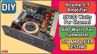 Xtreme 5.1 Complete Amplifier Testing || DIY || 1100w || Hindi || Indian Xtreme Audio