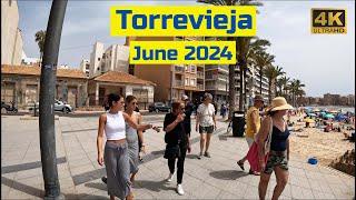 Torrevieja, Costa Blanca, Spain⎮Saturday Morning Walking Tour Heading to the Promenade⎮June 2024 