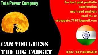 Tata Power Company Limited CAN YOU GUESS THE BIG TARGET - tata power share