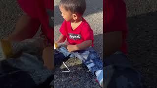 Nihan playing in the Park#play with nuhad