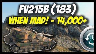 ► World of Tanks: When FV215b (183) was MAD! - 14,000+ Damage - Past #6