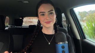 ASMR whisper ramble w/ rain in the background ️