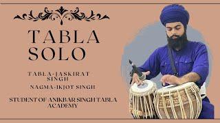 TABLA SOLO | JASKIRAT SINGH | BAITHAK | ANIKBAR SINGH TABLA ACADEMY |