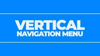 Vertical Menu HTML CSS | Navigation Bar Design using HTML and CSS