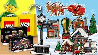 Building a LEGO Winter Village!