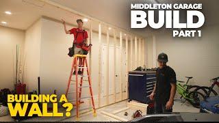 The Middleton Garage Build: Putting A Wall Up?