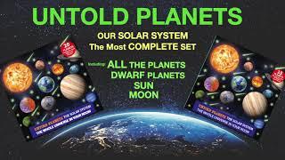 UNTOLD PLANETS Glow in The Dark Planets and Stars for Ceiling Solar System Wall Stickers