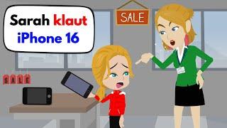 Learn German | Sarah steals iPhone 16 | Vocabulary and important verbs