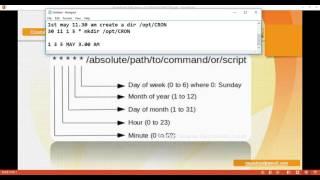JOB AUTOMATION USING CRON IN UNIX/LINUX