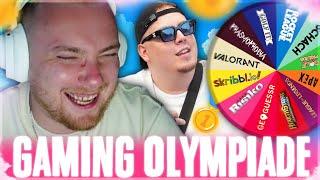 21 GAMES, 2 STREAMER = 1 SIEGER!  GAMING OLYMPIADE vs KROKO  Teil 1 | SolutionPlayz