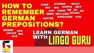 How to remember Prepositions? | Tipps by LINGO GURU