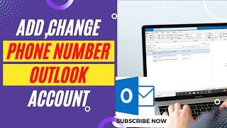 How to Change Number on Outlook | Add,Change Phone Number Outlook Account