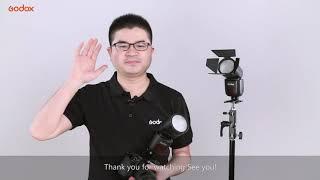 Godox V1 Round Head Flash Official Operation Tutorial (EN subtitles)