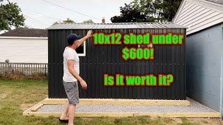 This 10x12 shed is under $600!