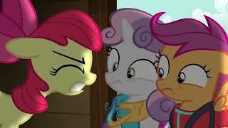 that scene where applebloom goes crazy but im voicing it