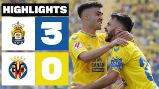 UD LAS PALMAS 3 - 0 VILLARREAL CF | HIGHLIGHTS