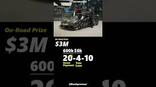 Can you afford a Koenigsegg Jesko?????? #cars #finance #financetips #luxury #usa