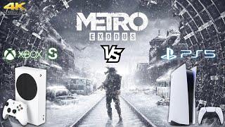 Metro Exodus Gameplay | Xbox Series S vs PS5 Comparison | Resolution | FPS | Punchi Man Gaming