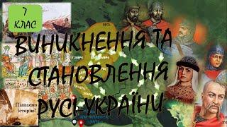 Виникнення та становлення Русі-України