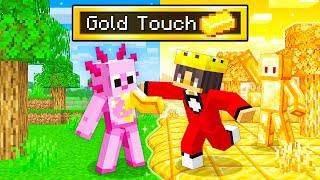 Mongo Has GOLD TOUCH In Minecraft!