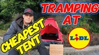 Tramping At Lidl in the cheapest tent, Eurohike Toco  2