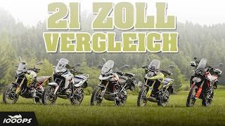 21" Sportgeräte - 5 Mittelklasse Adventurebikes im Offroad Test und Vergleich 2024