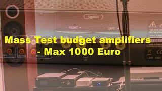 Live Multitest Integrated Amplifiers - MAX 1000 euro