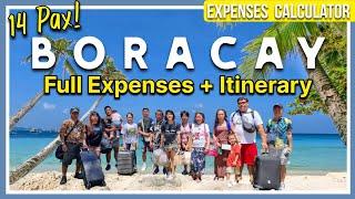 DAY 1 | BORACAY FAMILY OUTING FOR 4 DAYS! FULL EXPENSES REVEALED FOR 14-PAX!!  [4K]