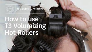 How To Use T3 Volumizing Hot Rollers Luxe | Bouncy, Voluminous Waves | Easy Hairstyling Tutorial