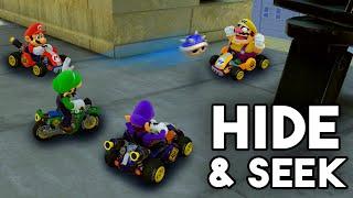 Playing Hide and Seek in Mario Kart World Free Roam (ft. @DonShnack)