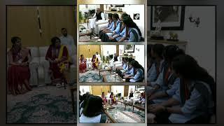 Rajasthan: CM Gehlot interacts with 10 meritorious school girls at official residence