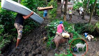 Increible lo que pasamos para llevarle la cama a Olivia, La vida del campo