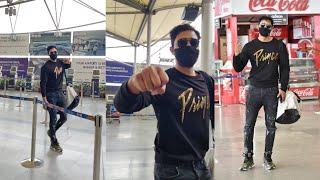 Prince cool and style at Hyderabad airport exclusive visuals || small screen friends