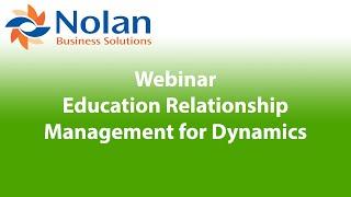 Webinar - Education Relationship Management for Dynamics CRM