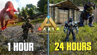 I Survived 24 Hours on the Island in ARK: Mobile ultimate edition (The movie)