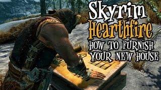 Skyrim Hearthfire - Tips & Tricks for Furnishing Your New House!!