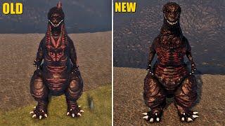 Shin Godzilla Old vs New Remodel Comparison | Kaiju Universe