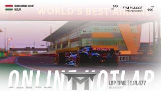 F1 23 Hungary Online Hotlap | 1.24.567 | Hungaroring Circuit | Top Tier Motorsport | #f1esports
