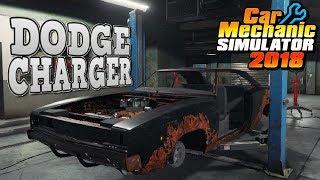 Beginning Dodge Charger Junkyard Rebuild! - Car Mechanic Simulator 2018 Gameplay