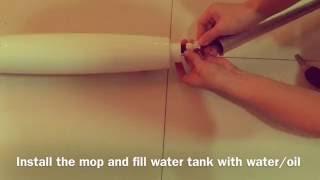 how to install Mamibot MOPA Spin electric mop