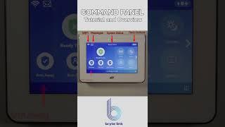 Command Panel Overview #security #adt #tutorial  #homesecurity #homesecuritysystem