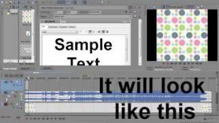 How to make a lyrics video on Sony Vegas Pro 10