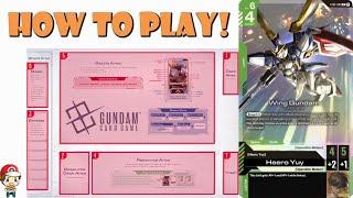 How to Play the Gundam Card Game! Rules Officially Revealed! Brand New TCG!