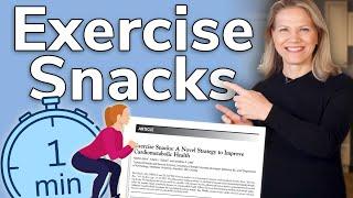 Snack on This! “Exercise Snacks” Boost Cardiorespiratory Fitness in Less Than 1 Minute