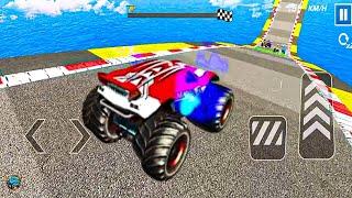 Monster Truck Mega Ramp Racing - Extreme car driving simulator stunt - Android Gameplay Ep-214